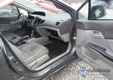 2012 Honda Civic Lx z USA, uszkodzony, nr VIN 2HGFB2F57CH602026